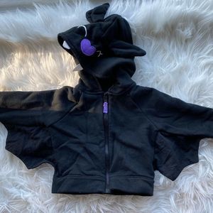 Bat zipper hoodie